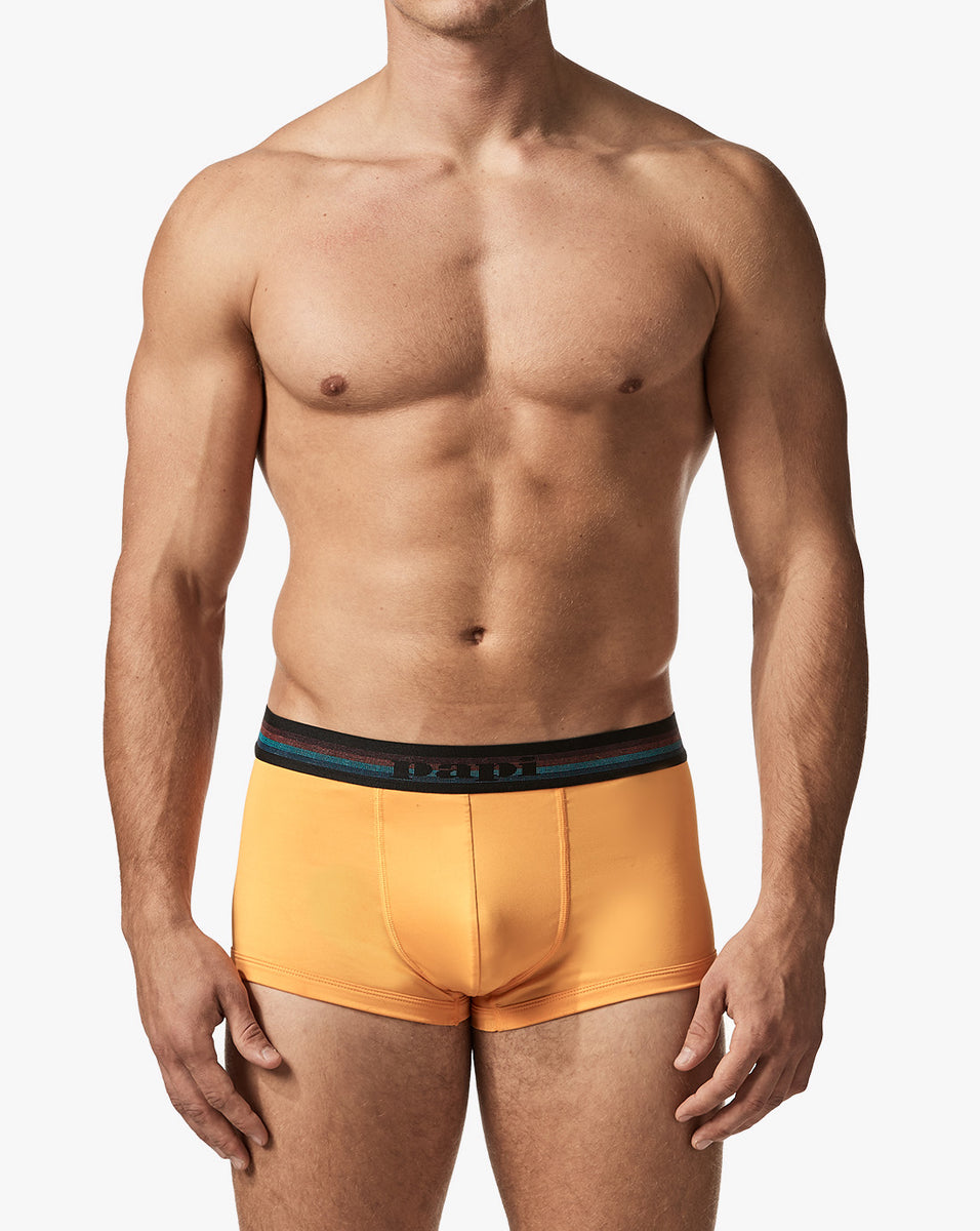 2-Pack Brazilian Trunk Black/Cadmium Yellow – Papi Underwear