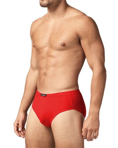 5-Pack Cotton Low Rise Brief | Grey/Red
