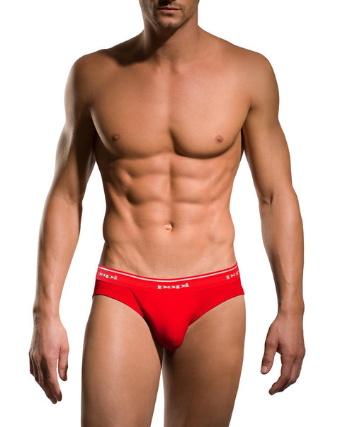 3-Pack Low Rise Briefs | Red/Blue/Black