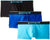 3-Pack Cotton Stretch Solid Trunks | Black/Cobalt/Blue