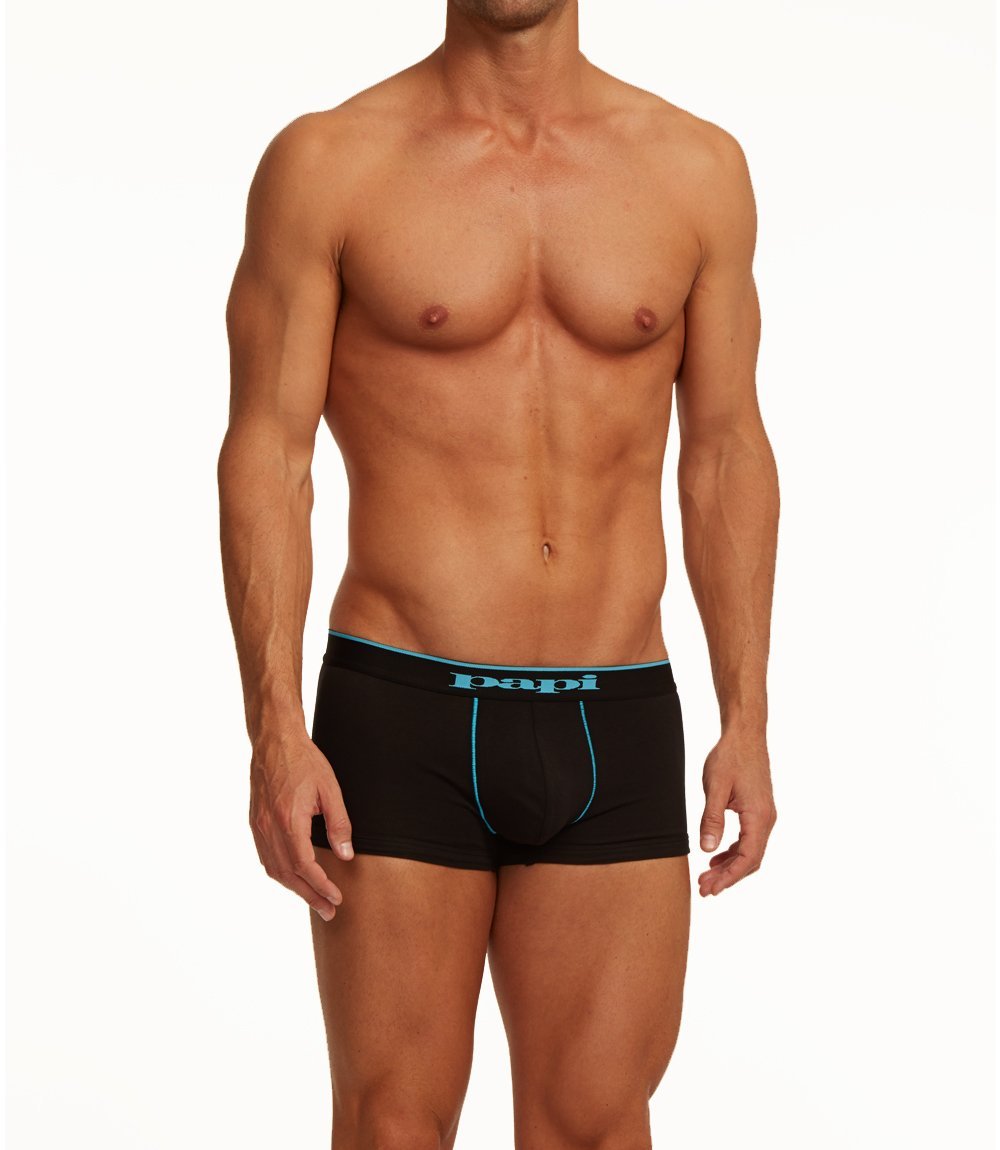 Papi 980503-982 Cotton Stretch Brazilian Yarndye Band Stripe Red-black –   - Men's Underwear and Swimwear