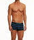 3-Pack Cotton Stretch Solid/Stripe Trunks | Black/Turquoise