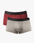 2-Pack Brazilian Trunk Chiseled Stone/Beet Red